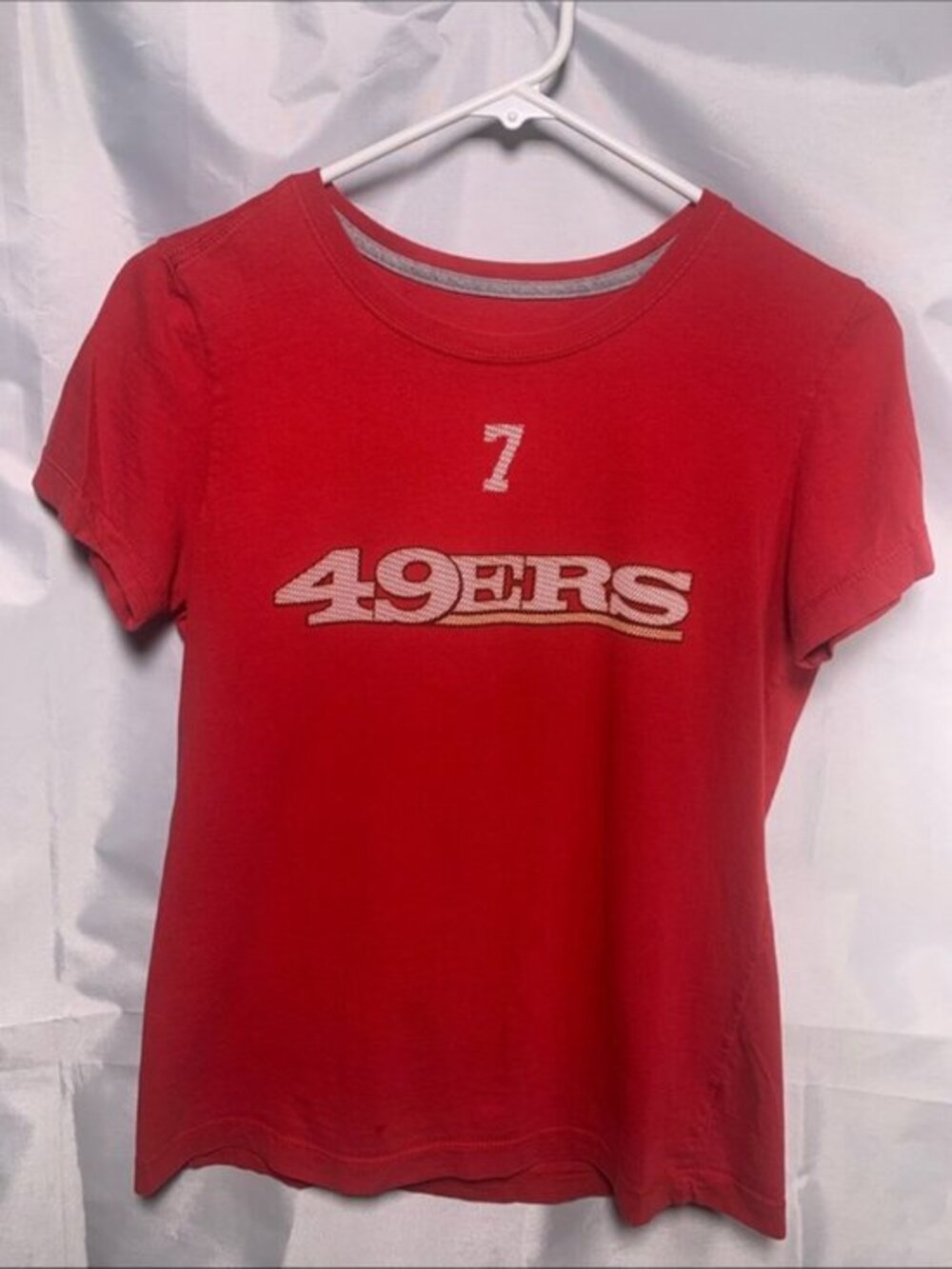 Nike Slim Fit 49ers Red Kaepernick San Francisco Shirt Size Med GUC #5156